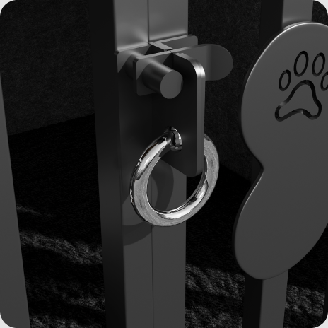 Secure dog crate locking system