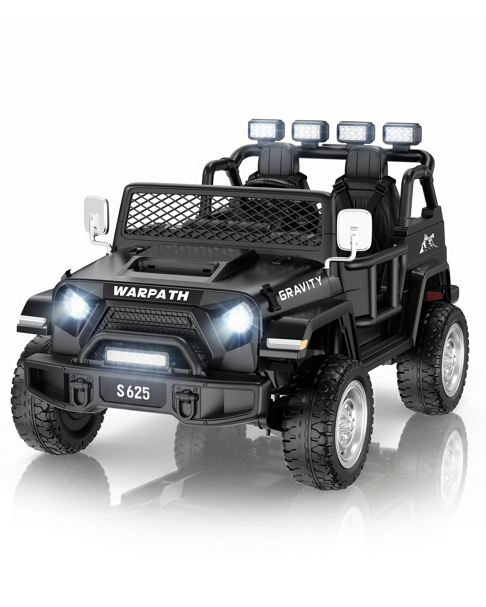 Twin- seater adventure ride-on car